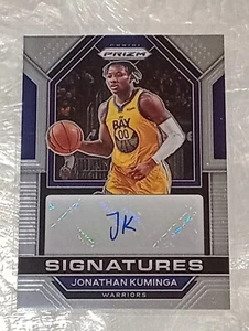 2022-23 Panini Prizm Jonathan Kuminga Signatures Auto #SIG-JKU Warriors - Bild 1 von 2