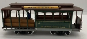 Zug Spielzeug HO Scale Powell Mason St 2 Classic Streetcars San Francisco Trolley - Bild 1 von 5