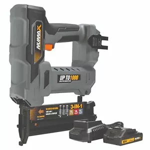 18V Cordless 3-in-1 Finish Nailer / Stapler Kit - 1000 Shots/Charge *Mfr Direct* - Picture 1 of 9