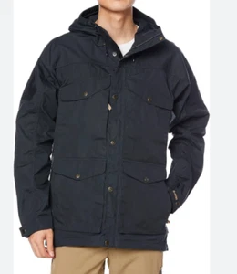 Chaqueta FJALLRAVEN Vidda Pro para hombre talla XL negra G-1000 encerable - Imagen 1 de 15
