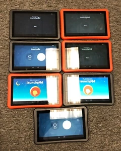 -LOT OF 7 PLAYAWAY LAUNCHPAD (THE GAME TABLE/LET'S GET READING!/MIND RACER) GOOD - Picture 1 of 6