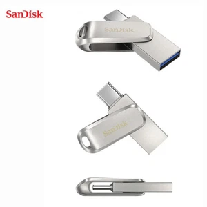 Sandisk Ultra Dual Drive Luxe USB Type-C USB 3.1 OTG USB Stick Pendrive 64 GB - Picture 1 of 9