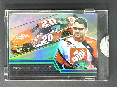 2003 eTopps NASCAR Home Depot TONY STEWART REFRACTOR - Rare Card - Image 1 of 2