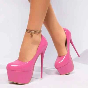 Zapatos individuales de banquete de tacón alto de 16,5 cm para mujer - Imagen 1 de 28