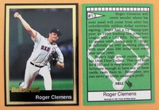 Roger Clemens (1) 1991 Ballstreet Gold Card # 13 _ Red Sox _ Quantity Available