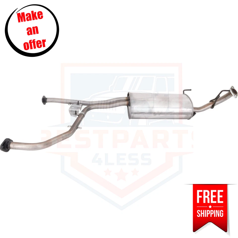 201005W014 Rear Muffler Exhaust for 2001-2004 Nissan Pathfinder Foto 1 de 4