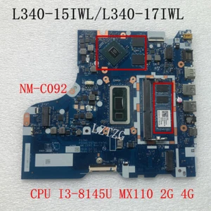 For Lenovo L340-15IWL/L340-17IWL Motherboard I3-8145U RAM 4G MX110 2G 5B20S42165 - Picture 1 of 2