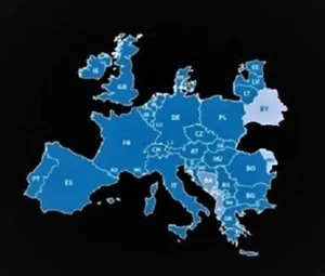 Europe GPS Map 2024 for Garmin devices on microSD