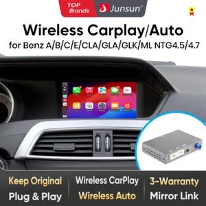Coche NTG4.5/4.7Wireless CarPlay Android para Benz Clase A W176 CLA C117 GLA X156 - Imagen 1 de 10