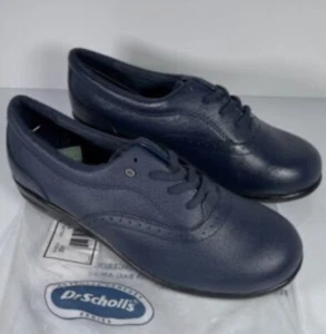 Dr Scholls Advanced Comfort Talla 6.5 Azul Marino Con Cordones NUEVO E6Y Doble Air Pillo - Imagen 1 de 11