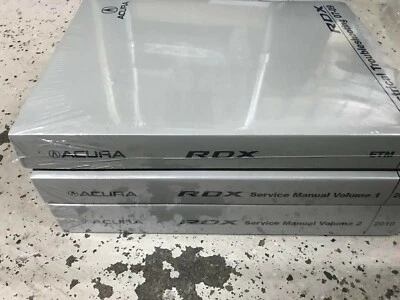 Manuale Di Servizio E Riparazione Acura RDX 2010 Set OEM Fabbrica Nuovo - Immagine 1 di 4