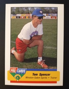 1994 Fleer ProCards Carolina League All-Star Game Tom Spencer #CAR-51 Trainer