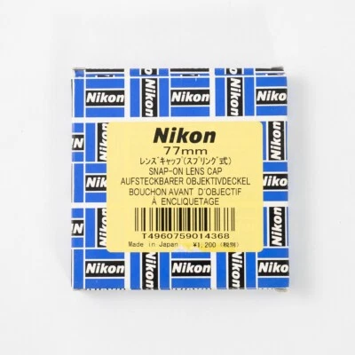 Nikon 77mm Classic Style Front Original Lens Cap New In Box - Image 1 of 4