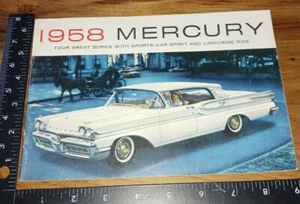 1958 Mercury 4  great series sports car Spirit limo,car,pamphlet,dealer,used - Picture 1 of 3