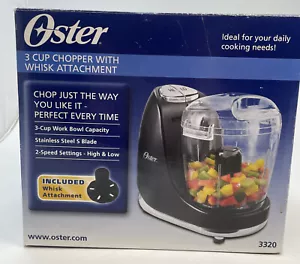 OSTER Mini Chopper-3C .Chops Onion, Veggies, Nuts, & WHISKS Model FPSTMC3321 - Picture 1 of 10
