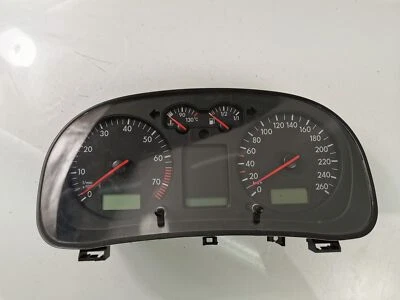 VW BORA 1J2 Instrument Cluster Speedometer 1J0920801C 2000 20406036 - image 1 of 4