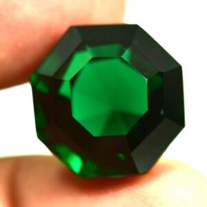 25.00 Ct Russian Chrome Diopside Green Cut Loose Gemstone Certified 7045 GH1035