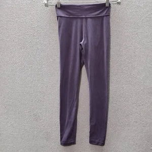 Athleta Girls Activewear Pants Large Purple Leggings Mid Rise Skinny 25" Inseam - Picture 1 of 6