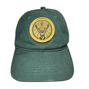Jagermeister Adjustable Baseball Hat Dark Green Deer Head Logo - Picture 1 of 5