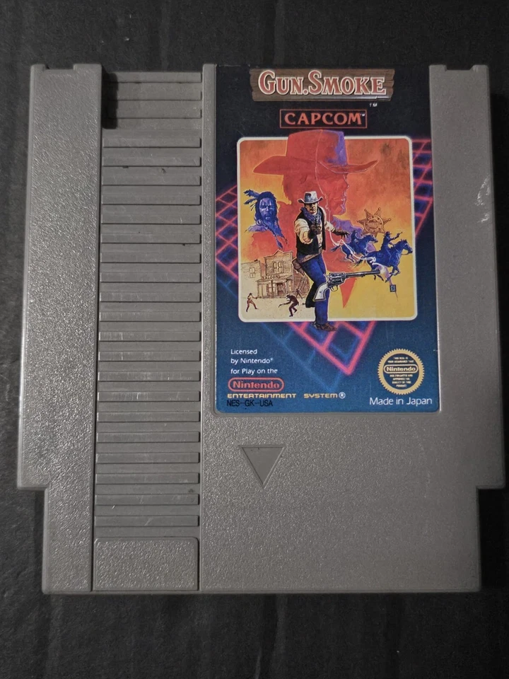 Cartucho de videojuego electrónico Gun Smoke Nintendo NES inglés solamente - 1988 Foto 1 de 3