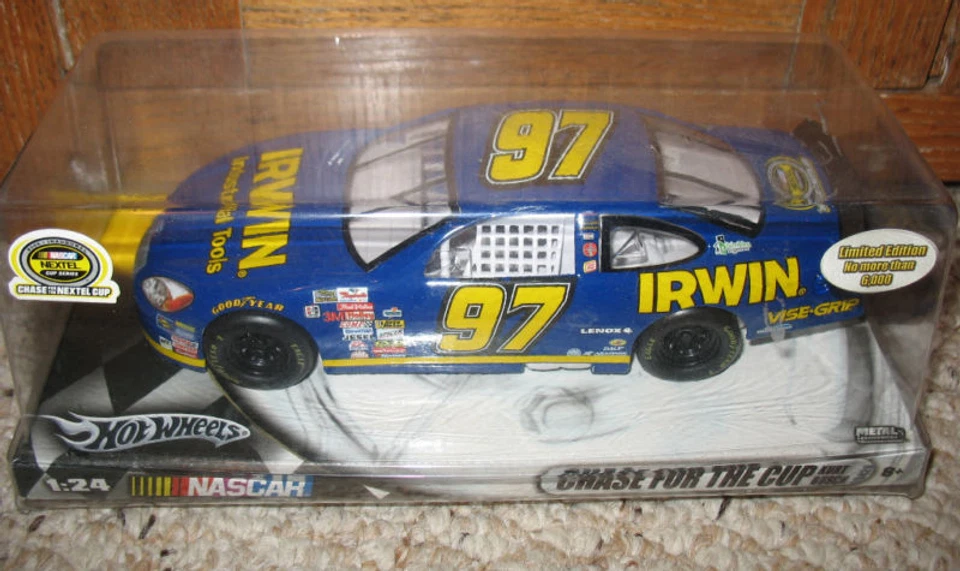 NASCAR 1:24 KURT BUSCH, #97 HOT WHEELS, NIB - Image 1 of 1