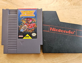 NES - Wurm Journey to the Center of the Earth - Nintendo Video Game & Sleeve
