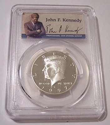 1997 S Silver Kennedy Half Dollar Proof PR69 DCAM PCGS Signature Label - Image 1 of 2