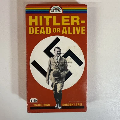 Hitler-Dead or Alive VHS 1986 Good Times Video WWII Propaganda Film (B-W 1943) - Image 1 of 4