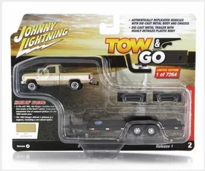 JOHNNY LIGHTNING JLSP316A-JLBT017/24 FORD USA - RANGER PICK-UP 1983 WITH TRAILER - Foto 1 di 1