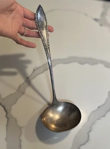 Vintage Wm. H. Rogers Silver-Plated Soup & Gravy Ladles Classic Some Tarnished - Picture 1 of 19