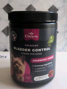 Chewia Advance Bladder Control Chews For Dogs Duck Flavor 180 Chews Exp. 02/2026 - Picture 1 of 8
