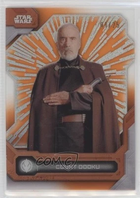 2024 Topps Star Wars High Tek 1/25 Count Dooku #25 1fq6 - Image 1 of 3