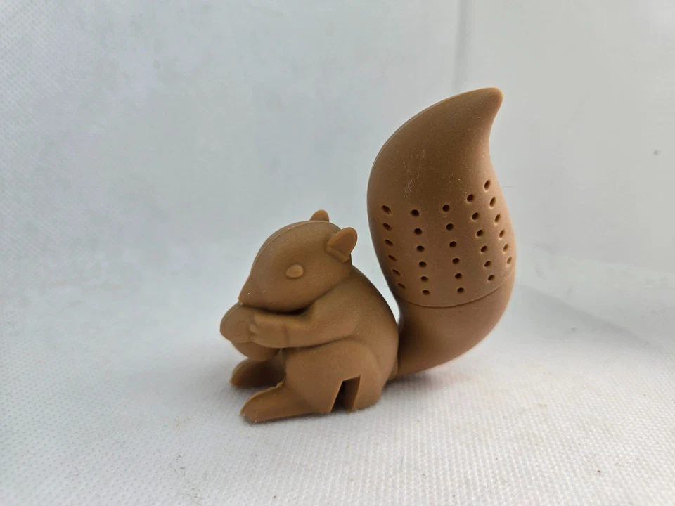 Infusor de té de silicona de ardilla hojas sueltas empinadas Foto 1 de 2