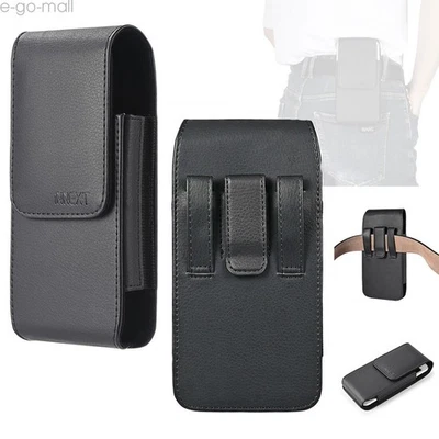 7inch Vertical Leather Belt Clip Holster Pouch Case for XL Phone with Otherbox - Image 1 of 4