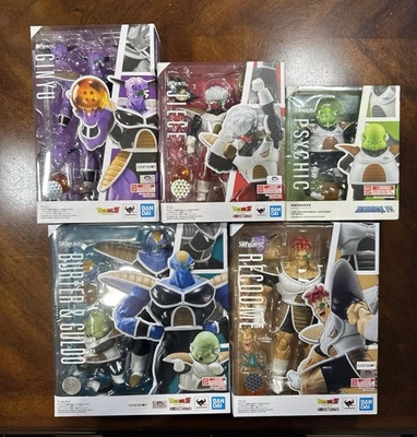 SH Figuarts Dragon Ball Z Ginyu Force Burter & Guldo, Recoome, Jiece, Ginyu - Image 1 of 4