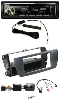 Pioneer MP3 USB CD DAB Lenkrad Autoradio für Seat Ibiza azabacheschwarz - Bild 1 von 4