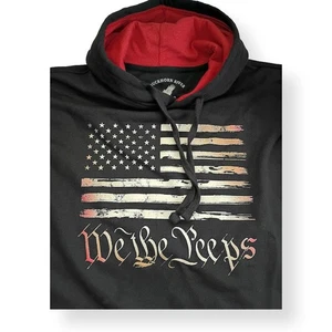 We The Peeps Hoodie schwarz L DBL BR Ranch Buckhorn River BRX-D0086 USA Motiv - Bild 1 von 6