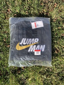 Nike Jordan Jump Man schwarzer Herrenpullover mit Rundhalsausschnitt Größe Large neu mit Etikett " - Bild 1 von 3
