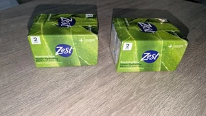Zest Soothing Aloe Hyper Hydrating Bars 4 Oz ea 4 Bars New Sealed 2 Packs - Picture 1 of 4
