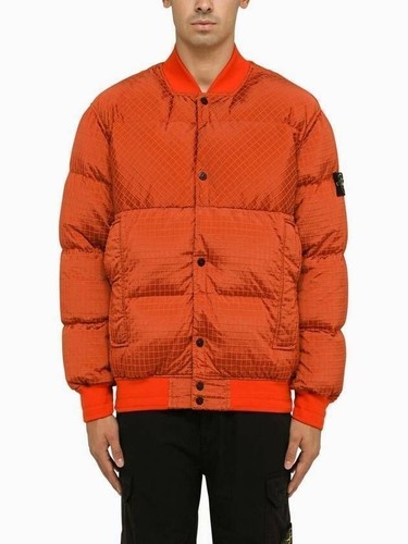 Stone Island Macro Ripstop Nylon Metallo In Econyl Rigenerato Down TC Bomber