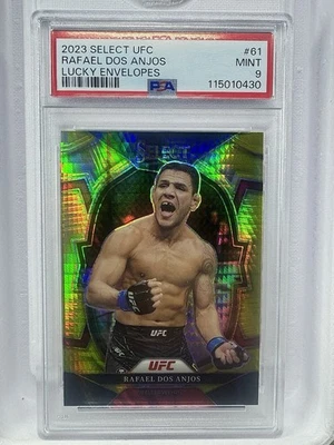 2023 Select UFC Gold lucky envelopes/8  - Rafael Dos Anjos 🔥 Legend PSA 9 - Image 1 of 2