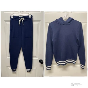 Long Wharf Damen Westerly SeaWell Hoodie und Jogger SET Navy Blau Gr. XS - Bild 1 von 11