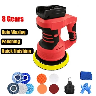 Pulidora de coche inalámbrica para detalles de coche compatible con batería Milwaukee 18V Foto 1 de 4
