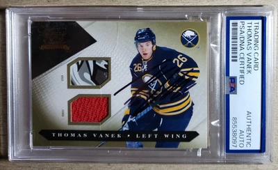 Thomas Vanek Signed 2010 Luxury Suite Stick Jersey PSA/DNA Certified Auto /10 - Image 1 of 3