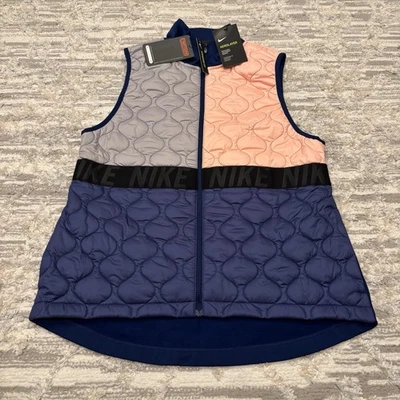 Nike Aerolayer Performance Running Vest Women Medium Full Zip Warm Athletic New - Image 1 of 4
