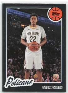 2025-26 Topps Flagship 1980-81 Insert Derik Queen #80BK-60 Pelicans RC - Bild 1 von 2
