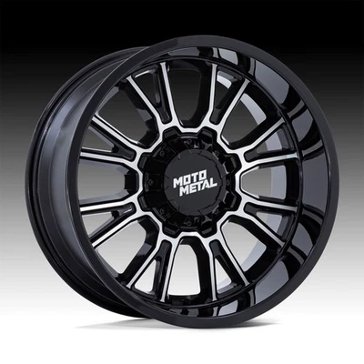 Moto Metal MO810 Legacy Gloss Black Machined 17x9 5x5 / 5x5.5 1mm - Image 1 of 3