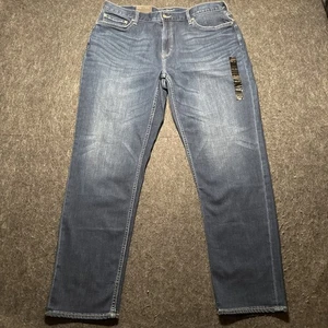 Banana Republic Travel Jean Mens 38x32 Blue Athletic Fit Med Wash Denim $105 NEW - Picture 1 of 12