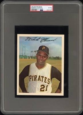 PSA 6 ROBERTO CLEMENTE HOF 1967 PRENSA DEXTER FOTO PREMIUM CALIFICADA RARA BOB TPHLC Foto 1 de 2