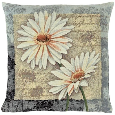 Kissenhülle Dekokissen 45x45 GOBELIN Kissen SANDNER Gerbera Kissenbezug Sommer - Bild 1 von 4